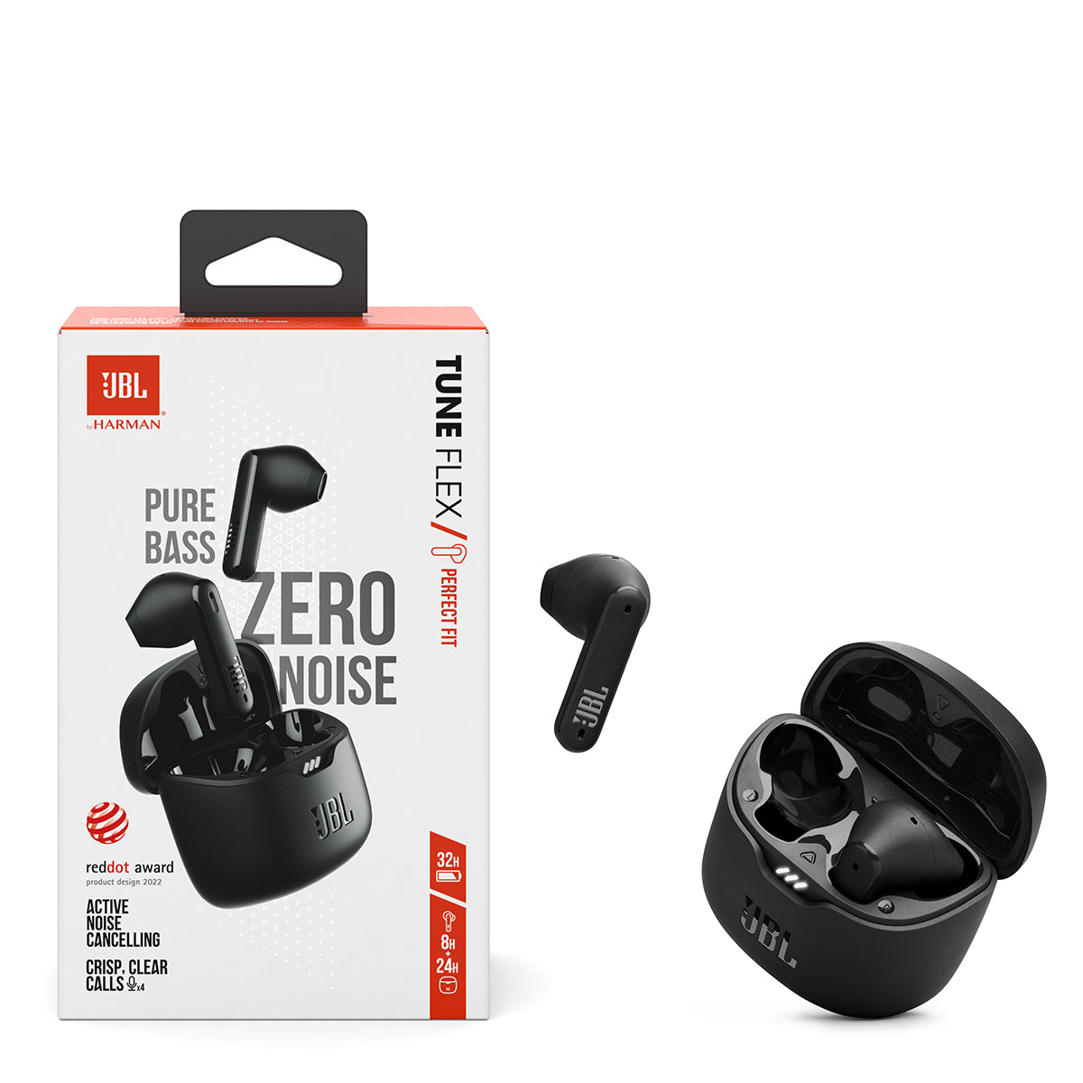 jbl tune flex anc in ear true wireless earbuds black review