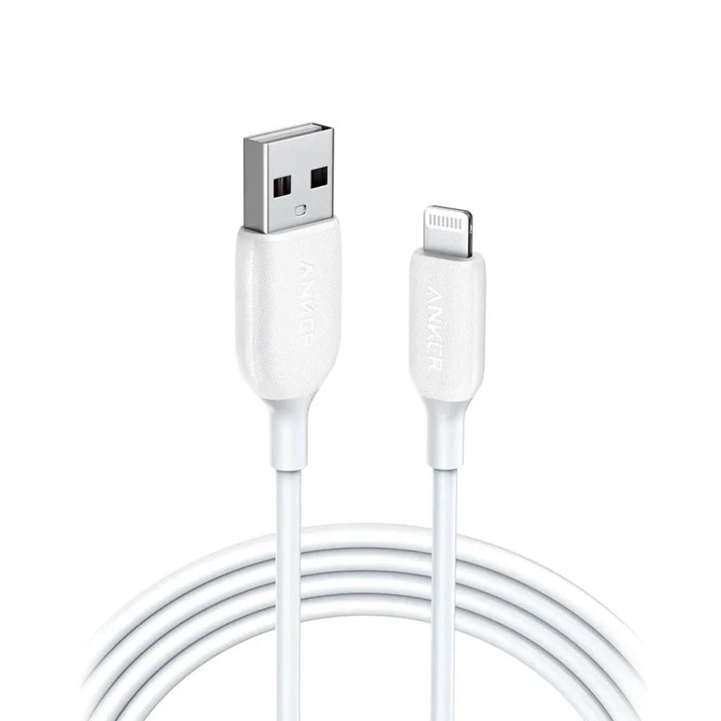 Anker Powerline III 6' USB-A To Lightning Connector - White